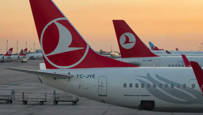 Рейс Turkish Airlines в Стамбул не может вылететь из Внуково с двух часов ночи