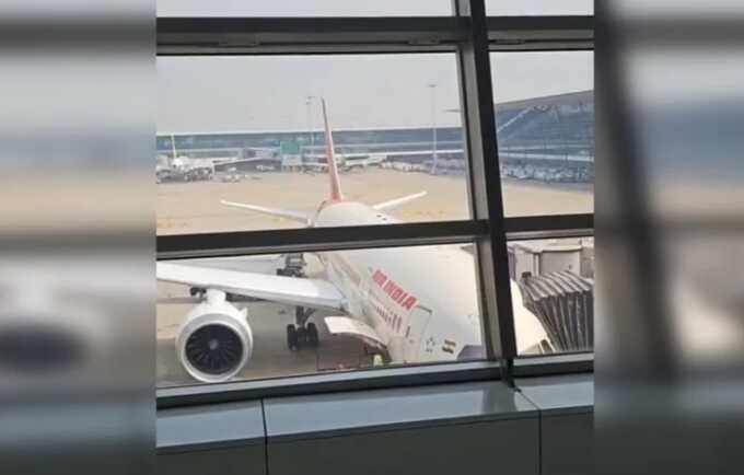 Пассажир Air India опубликовал видео с предыдущего рейса AI-171